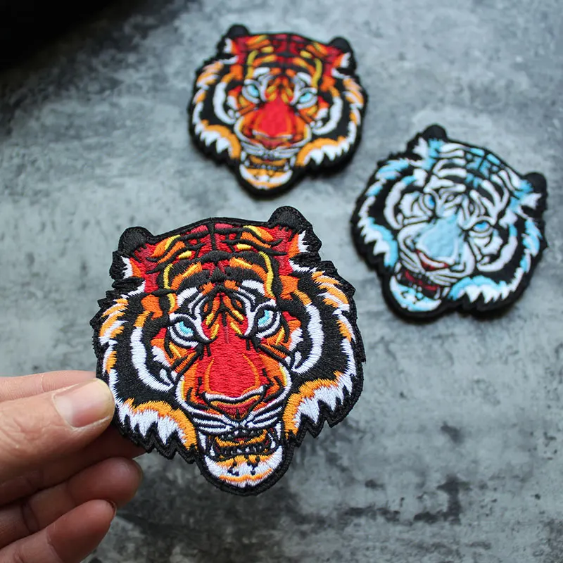 Parche bordado de tigre del zodiaco chino, brazalete táctico de Animal fuerte, insignia de año Natal, accesorio de ropa - imagen 2