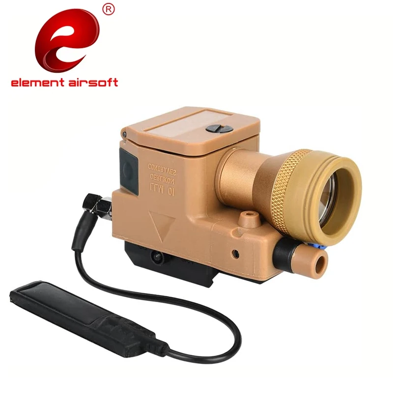 Element ELLM01 linterna táctica infrarroja láser roja y IR luz LED de punto rojo accesorio Airsoft completamente funcional nuevo - imagen 4