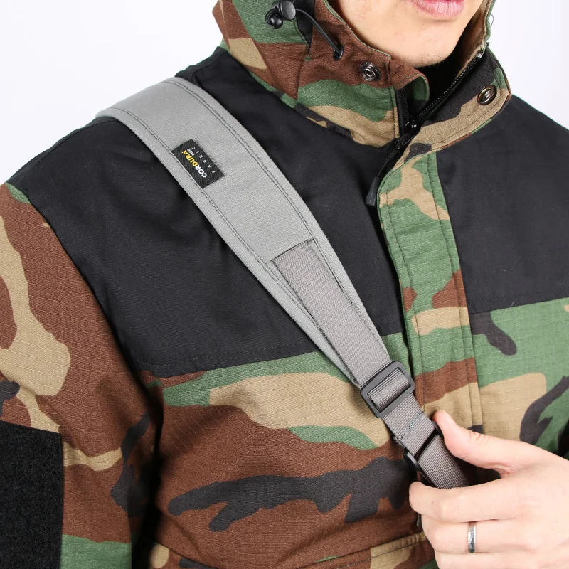 Correa de ajuste rápido de doble punto, accesorios tácticos de nailon, correa de hombro cruzada Universal, cordón de hebilla de Olecranon - imagen 2