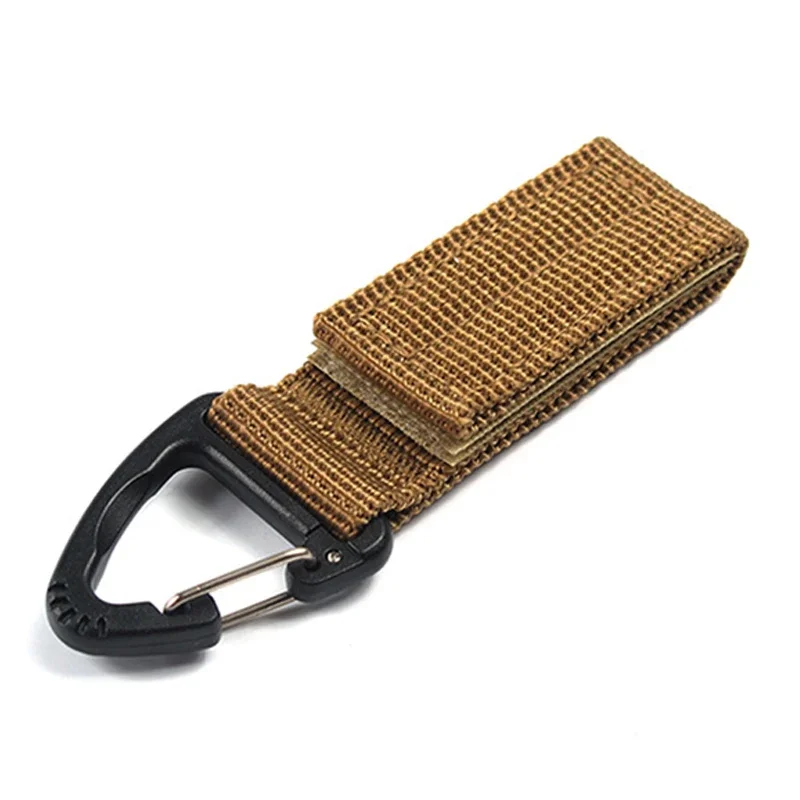3 uds engranaje táctico de nailon Clip banda mosquetón llavero cinturón correas con correa colgador de utilidad llavero gancho para exteriores - imagen 4