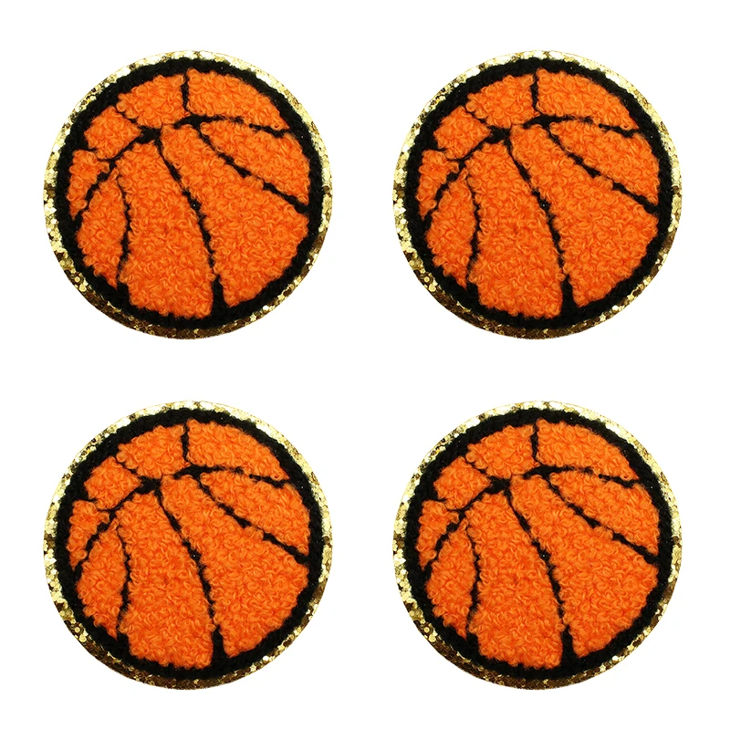 Parches para planchar de la serie de baloncesto, 10 Uds., venta al por mayor, para ropa, chaquetas, toalla DIY, parches bordados, chaquetas, pantalones vaqueros, mochila - imagen 3