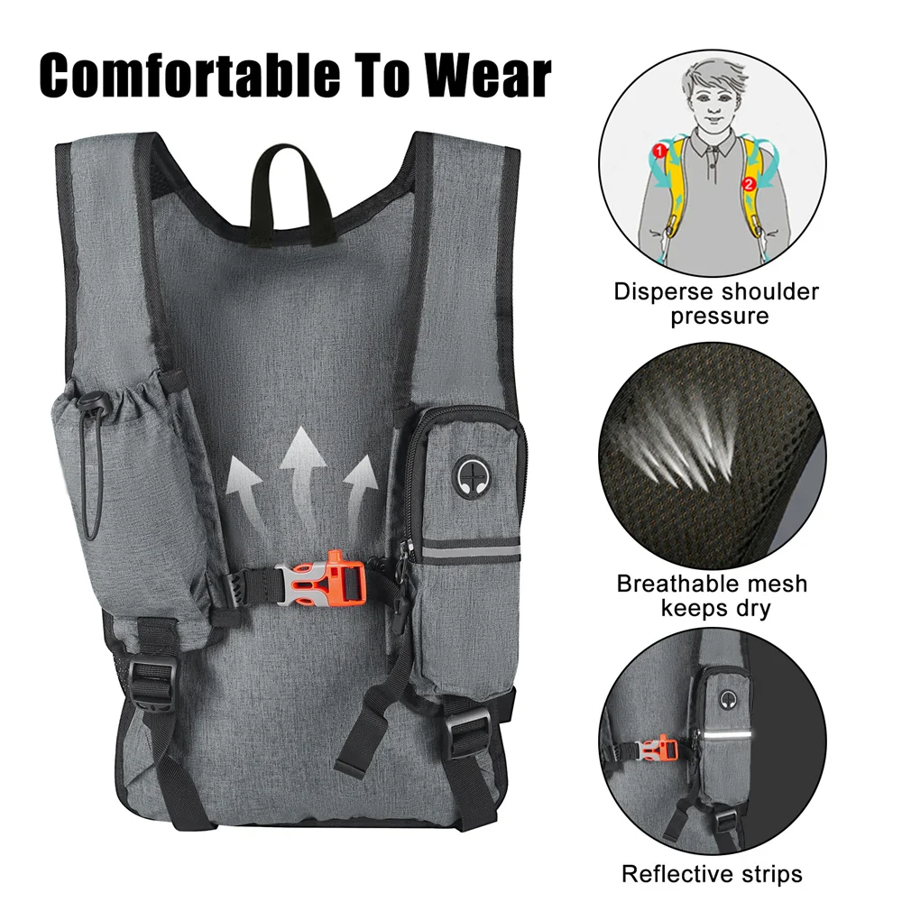 Mochila plegable Mochila de viaje impermeable Camping Senderismo Mochila Trekking Escalada Bolsa para senderismo al aire libre Escalada Camping - imagen 3