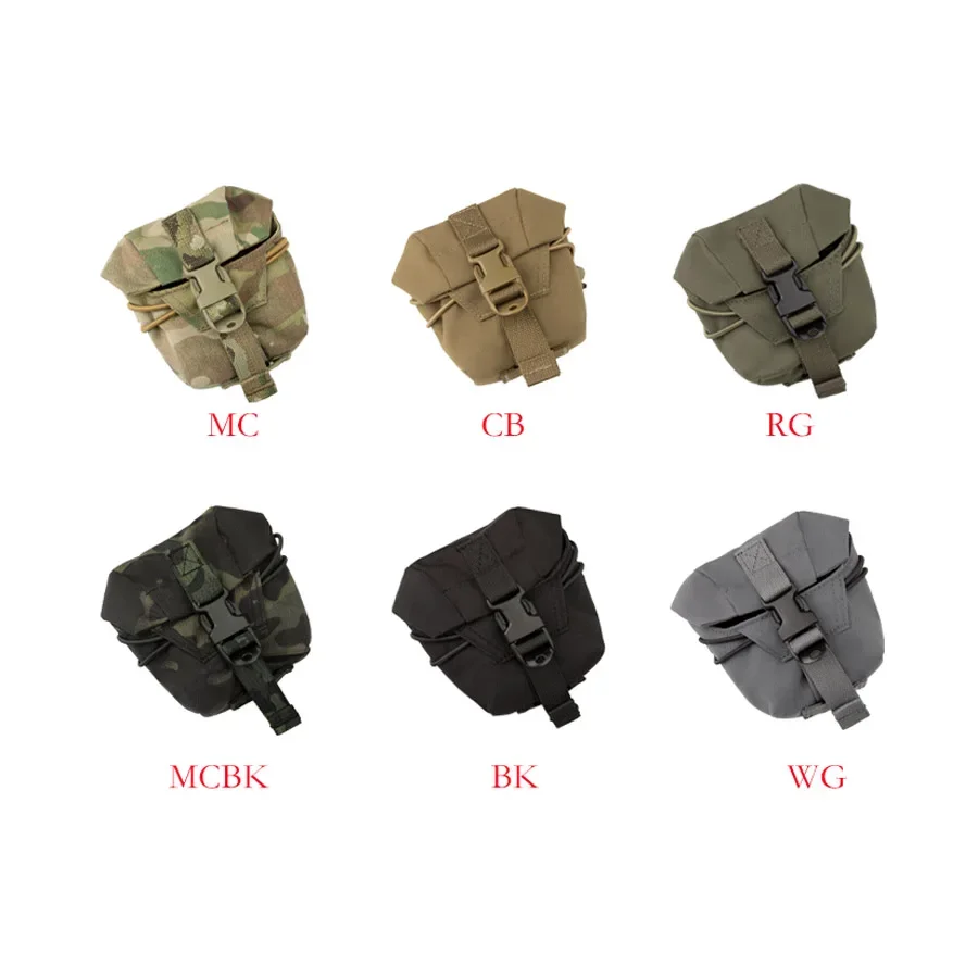 Chaleco táctico Molle bolsa de almacenamiento CP estilo M67 Frag bolsa 500D