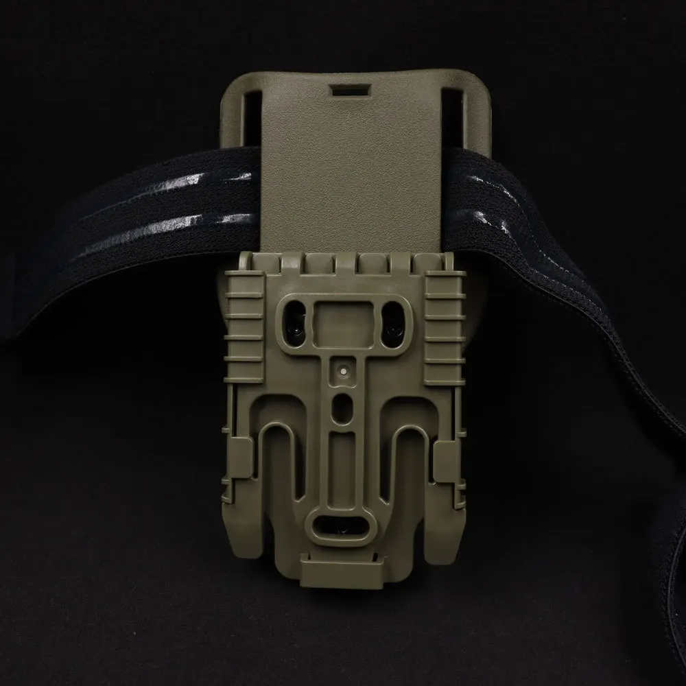Kit de sistema de bloqueo rápido QLS, adaptador de funda para pierna caída, lazo para cinturón de paseo medio con horquilla de bloqueo y placa receptora - imagen 3