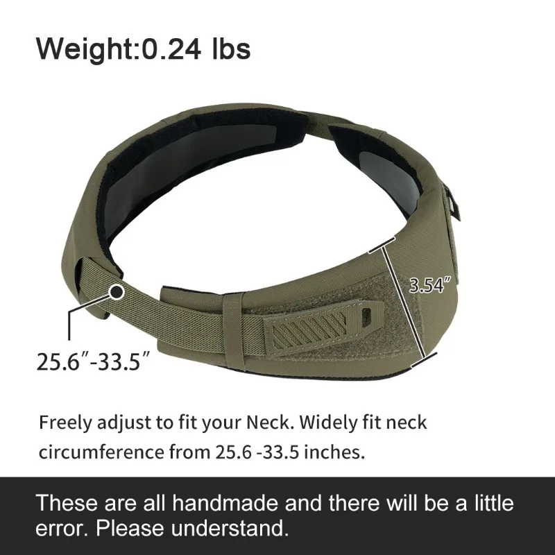 TOPTACPRO-Chaleco táctico para el cuello, Protector de cuello, equipo Airsoft, accesorio de caza para JPC FCSK 6094 CPC AVS 8905 - imagen 4