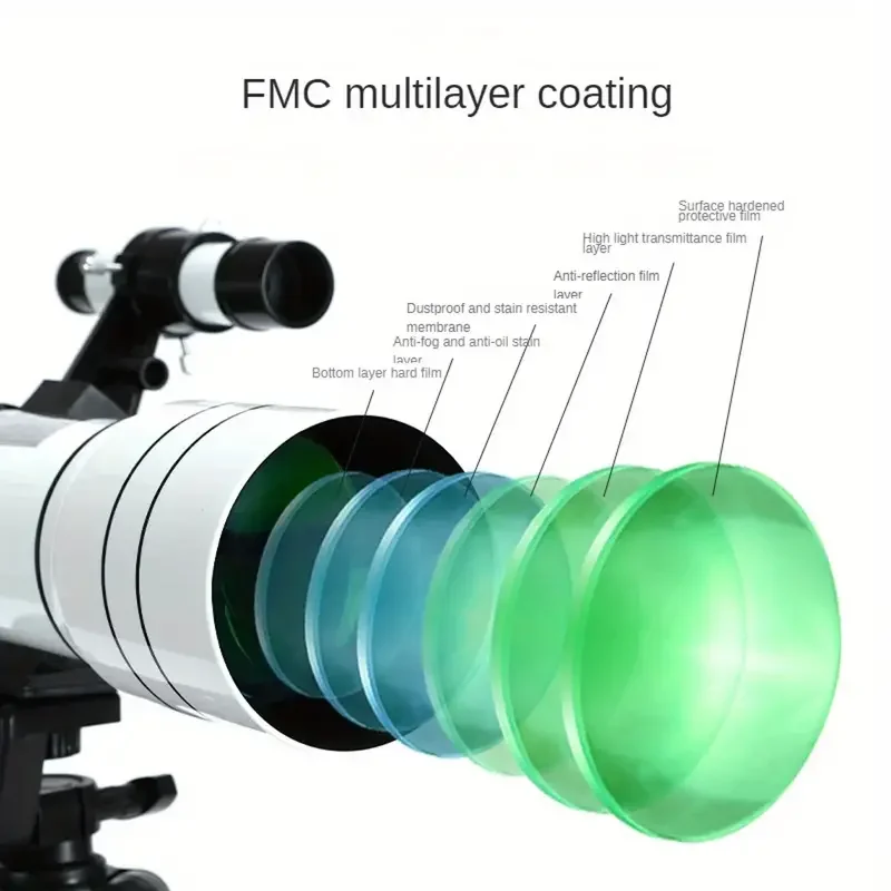 Telescopio astronómico profesional F30070M para Monocular espacial 30070 binoculares potentes visión nocturna para estrella y luna - imagen 3