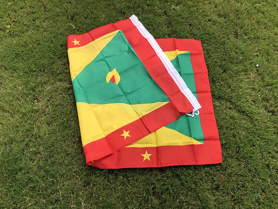 Bandera de SKY, bandera de Granada, 90x150cm, 3x5 pies, bandera de Granada colgante de poliéster, bandera de decoración del hogar para interiores y exteriores - imagen 5