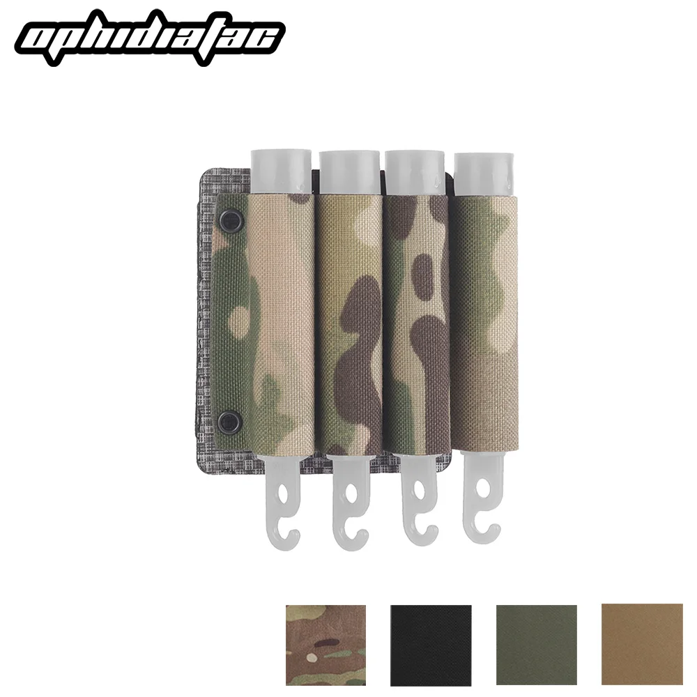 OPHIDIAN-Paquete de palos luminosos MOLLE, 4 paquetes, bolsa de almacenamiento, equipo de pistola de aire para caza y pesca, aventura al aire libre - imagen 2