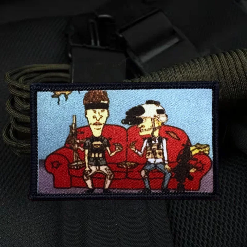 Parche con estampado de soldado, insignia de moral táctica militar, gancho y bucle, mochila, sombreros, parches adhesivos decorativos para ropa - imagen 2