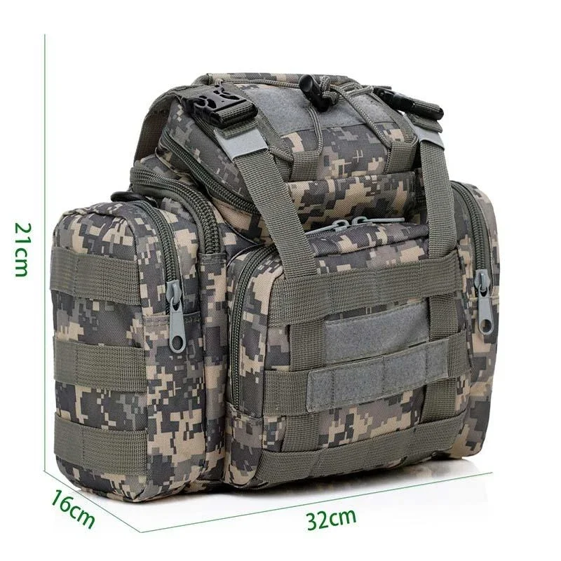 Riñonera táctica impermeable de nailon para acampar, senderismo, caza, pesca, funda para pistola, bolsa de combate Airsoft, bolsas para señuelos - imagen 4