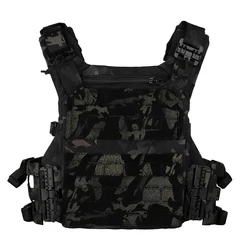 K19 Chaleco táctico MOLLE con portaplacas y cintura ajustable