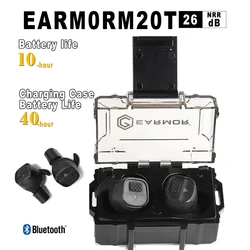 EARMOR M20T NRR 22 auriculares TWS con cancelación de ruido auriculares con ondas de choque Bluetooth lucha contra incendios tiro en minería