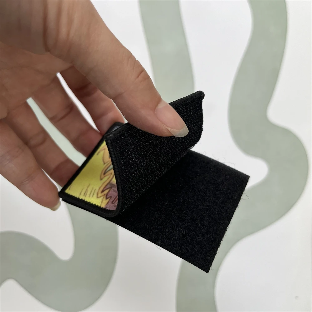 Parches de insignia de The horror Are Never Ending, easill Silly moral, brazalete táctico, mochila, pegatinas impresas de gancho y bucle - imagen 4