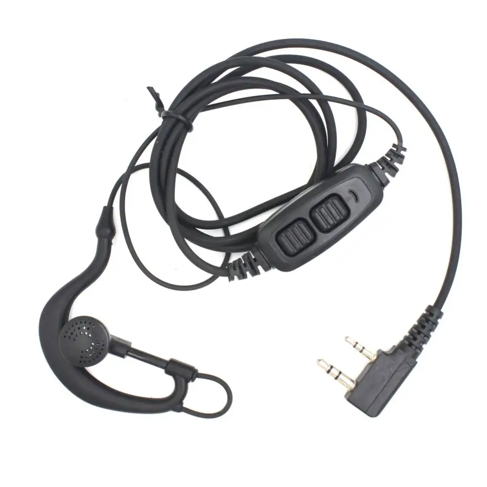 Accesorios BAOFENG Original Dual PTT Baofeng auricular con micrófono para Baofeng UV-82 UV 82 UV82L UV-89 Radio bidireccional - imagen 2