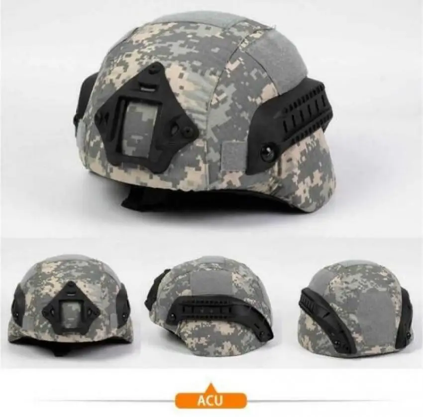 Funda de camuflaje para casco táctico MICH2000, para Paintball de caza - imagen 5