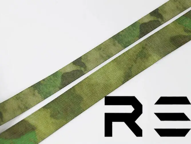 Cinta de camuflaje en las guerras verdes, correa de Jacquard, chaleco DIY, cinturón Molle de mochila, 5m, 10m de longitud, 25mm de ancho - imagen 5