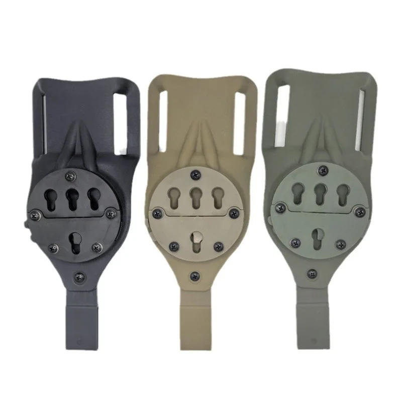 Accesorios universales para exteriores, adaptador de Base de 360 grados (placa de presión hacia abajo), Compatible con correas tácticas para piernas