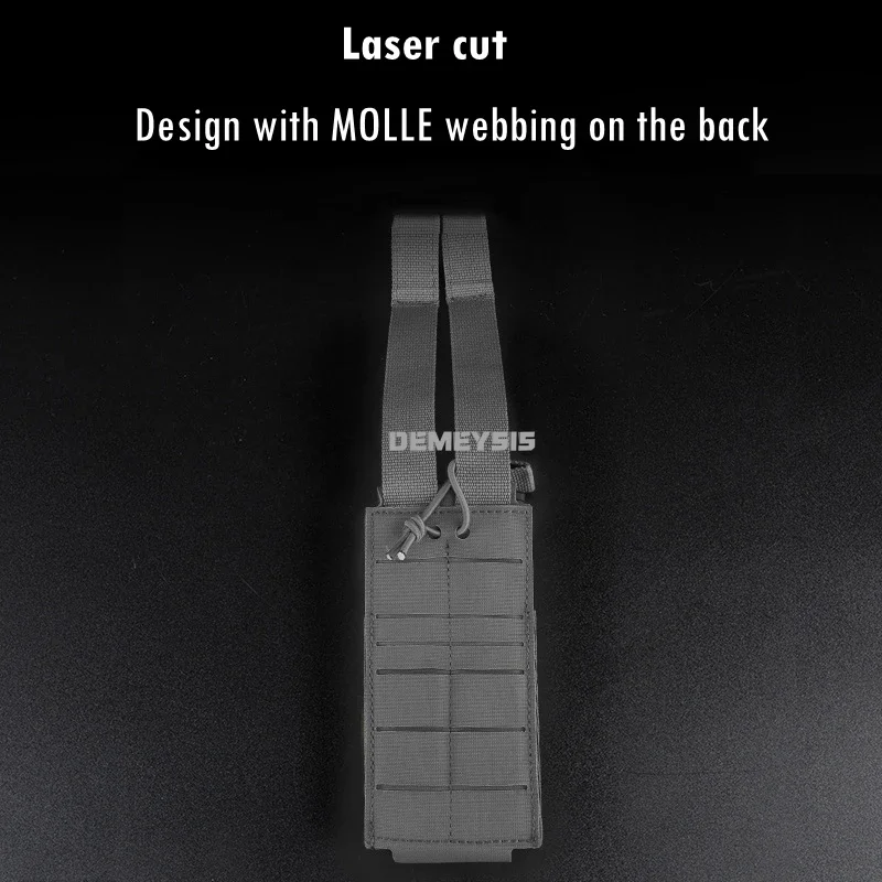 Bolsas tácticas para una sola revista, portátiles, para tiro al aire libre, caza, cintura, paquetes de Radio, cinturón de Paintball, bolsa EDC, bolsa Molle - imagen 5