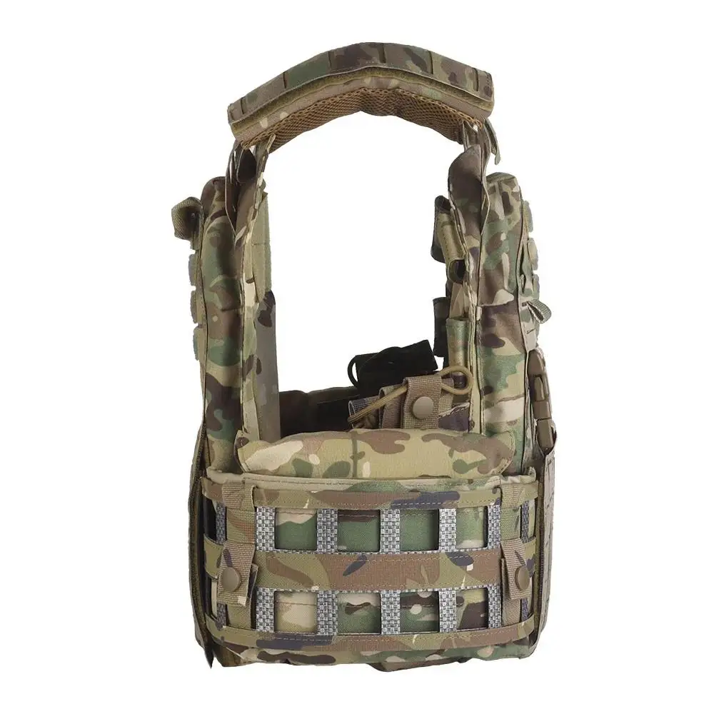 Chaleco táctico LG4, portador de placa, corte láser MOLLE, caza, combate, protector, bolsa de Radio lateral, CS, Paintball, Airsoft, equipo - imagen 3