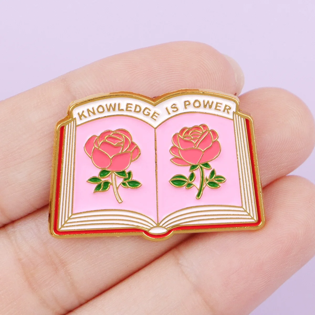 Pin de Esmalte con Frases Feministas, Pin de Solapa con Flores, Broches para Mujer, Decoración de Ropa, Pines de Metal, Accesorios para Mochila, Sombrero, Insignia - imagen 2