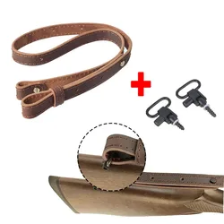 Correa táctica cuero para pistola y rifle – Eslinga hombro