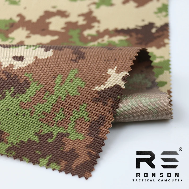 Tela de camuflaje italiano 1000D, tela de nailon elevable con revestimiento impermeable, chaleco táctico, tela - imagen 2