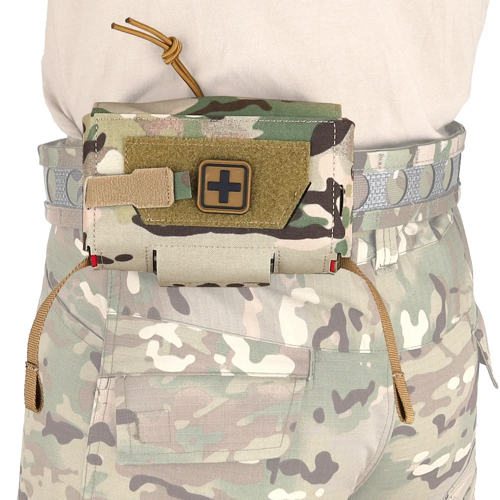 Bolsa compacta para traumatismos V3, bolsa médica táctica Molle MD2, bolsa IFAK para Airsoft, portador de placa de caza, equipo de cinturón - imagen 4