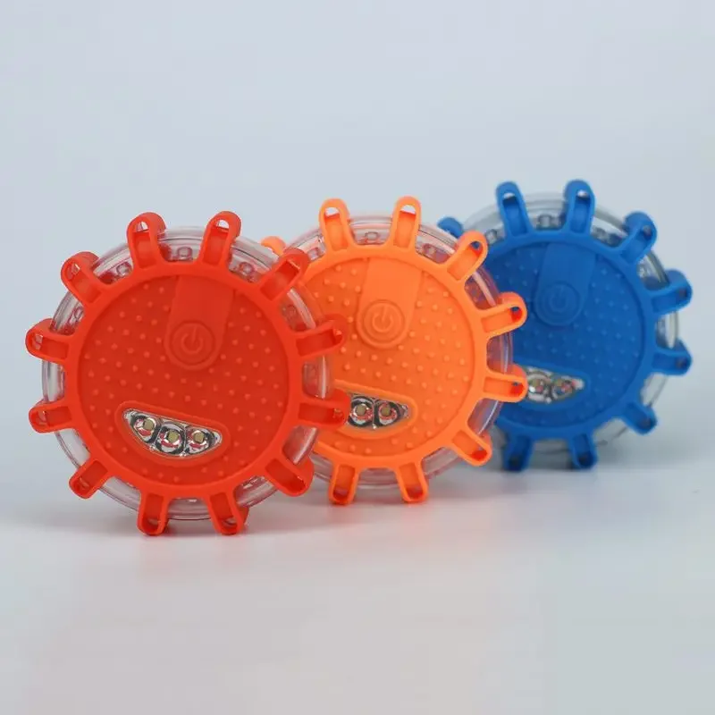 9 modos 12 LED semáforo de seguridad vial llamarada advertencia intermitente lámpara alarmante Base magnética baliza de disco para coche camión barco - imagen 5