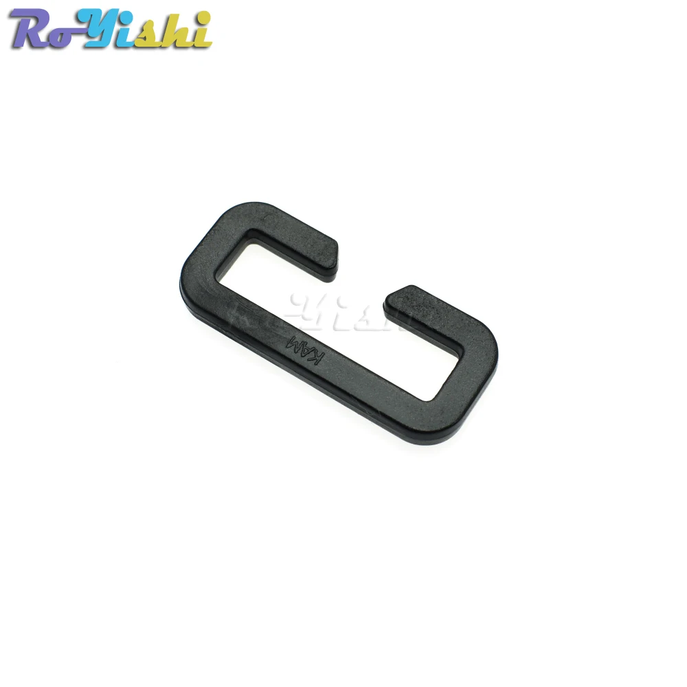Looploc-hebilla de anillo Rectangular de plástico de 1 ", correa de mochila, piezas de bolsas deportivas, correas de 25mm - imagen 4
