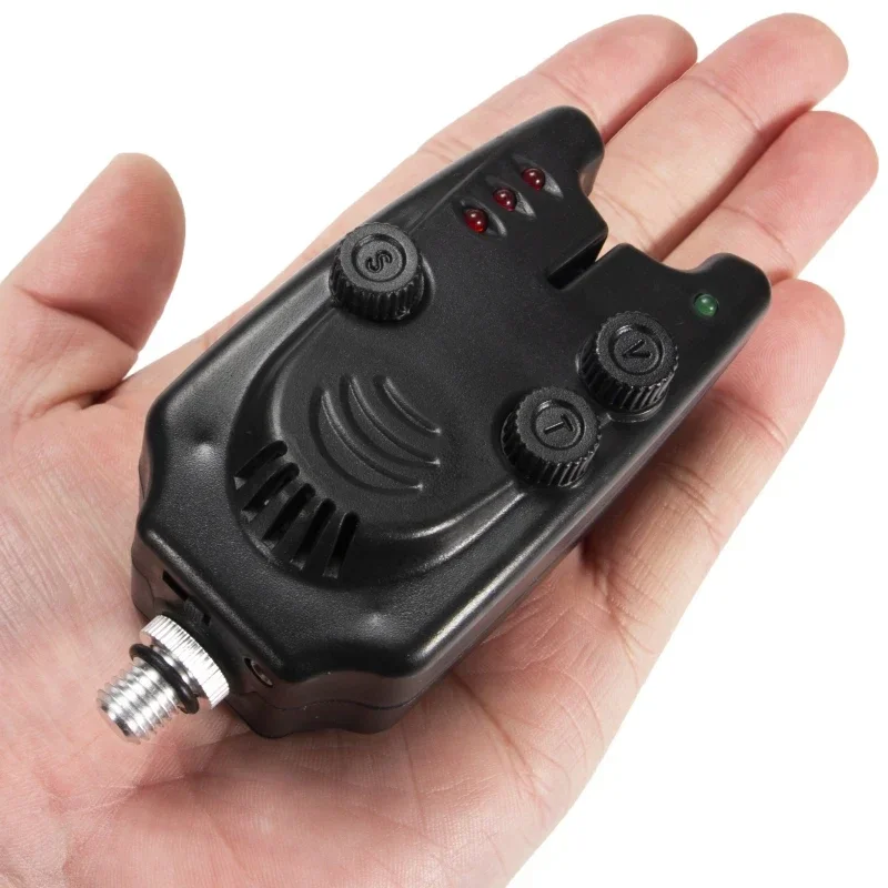 Alarma pesca electrónica indicador picada, campana y luz LED para caña - imagen 5
