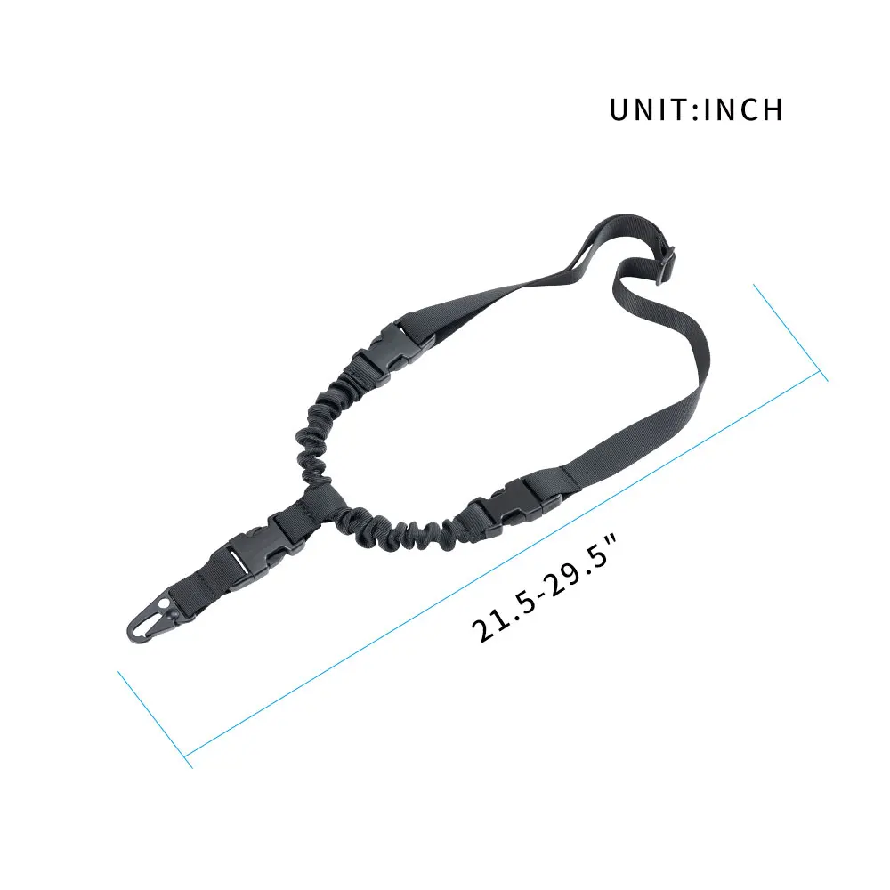 EXCELENTE ELITE SPANKER Tactics cuerda colgante telescópica eslinga elástica de liberación rápida cordón ajustable telescópico de doble uso - imagen 2