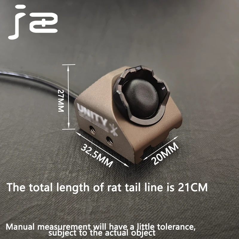Unidad táctica ModButton botón caliente interruptor remoto de presión Mlok Keymod riel de 20mm para Surefir M300 M600 DBAL-A2 PEQ15 2,5 enchufe SF - imagen 3