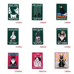 Parche bordado gato dibujos animados Tarot - termoadhesivo para ropa