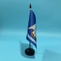 Black plastic pole