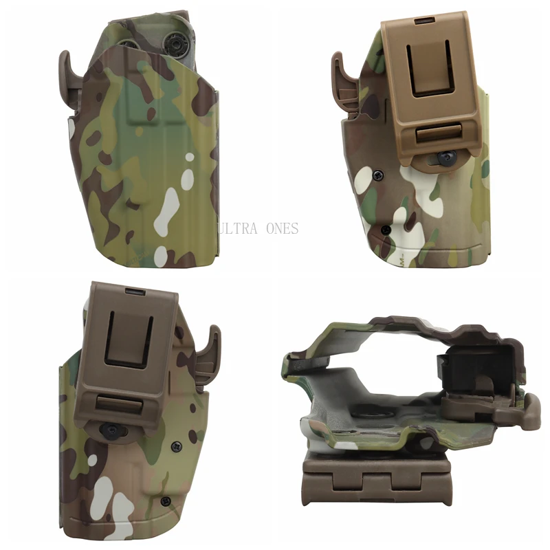 Funda de pistola táctica de mano izquierda y derecha para Glock 17, 20, 21, 22, 37, Taurus PT24 H & K, Funda Universal para pistola de tiro de caza Airsoft - imagen 5