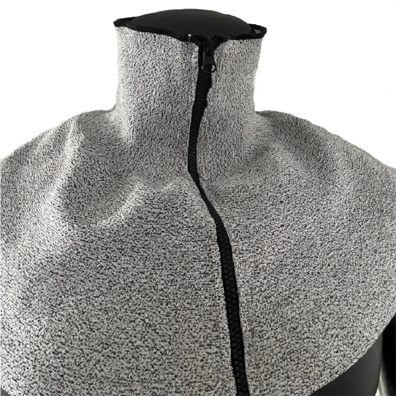 Protector de cuello resistente a cortes EN388 con cremallera - imagen 4