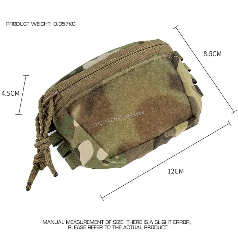 Bolsa táctica para batería de casco SC, anclaje de retención de equilibrio, bolsillo para nodo integrado, nueva bolsa Universal para almacenamiento de batería trasera - imagen 3