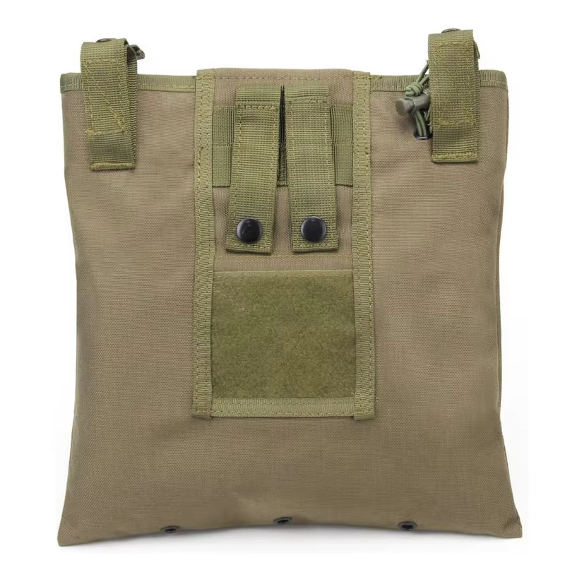 Bolsa de basura táctica MOLLE, bolsa de recuperación magnética, bolsa de reciclaje de revistas con cordón, accesorios de caza Airsoft, equipo - imagen 2