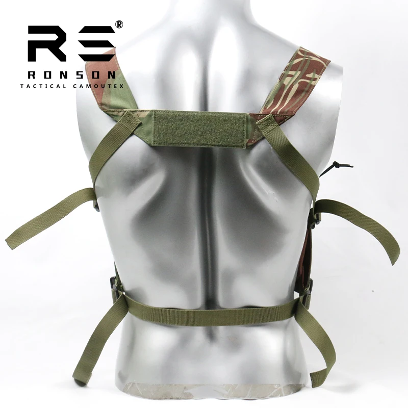 Chaleco táctico extraíble para el pecho, equipo de protección CS multifuncional, equipo de transporte, Rodesia, Camuflaje - imagen 5
