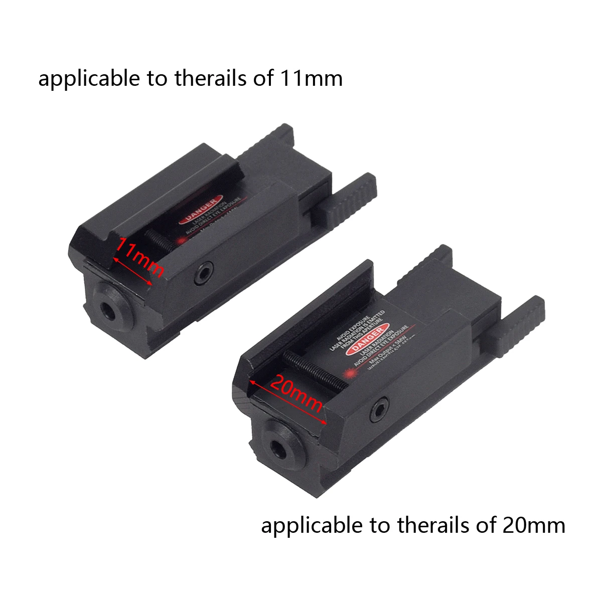 Puntero láser recargable USB punto verde y rojo para Glock - imagen 5