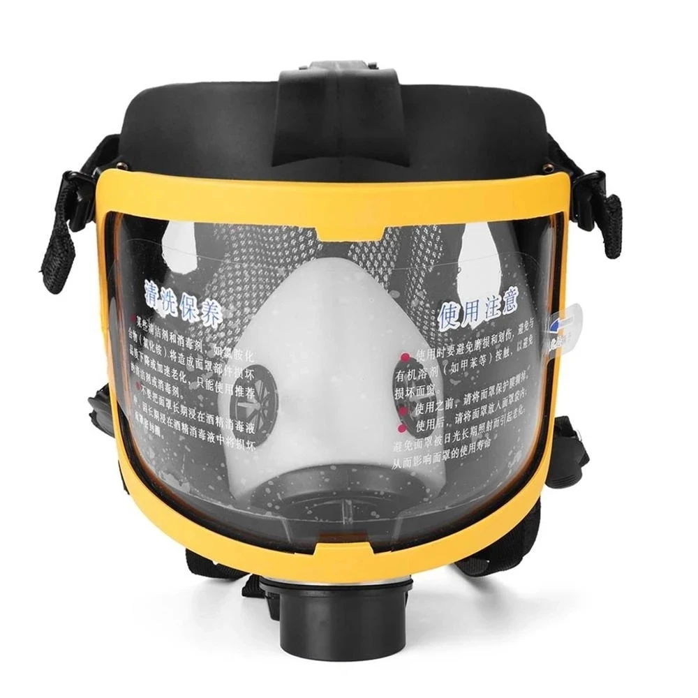 Mascarilla eléctrica protectora con flujo constante, máscara de Gas de cara completa alimentada por aire, sistema respirador, seguridad en el lugar de trabajo - imagen 5