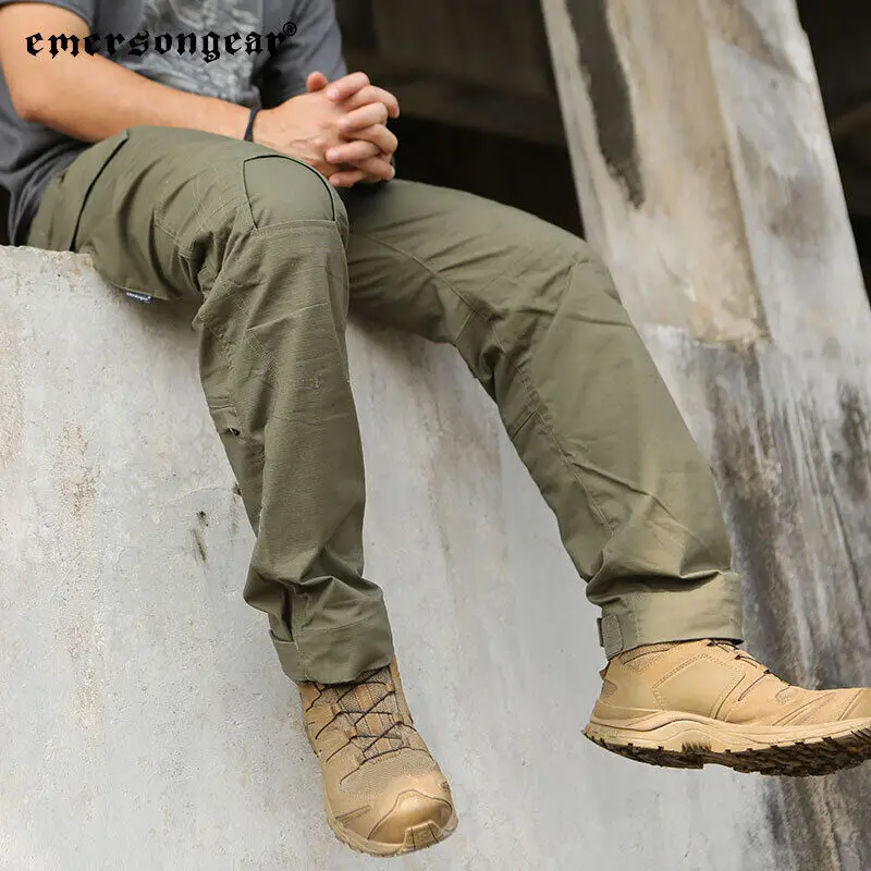 Emersongear E4 pantalones tácticos pantalones de caza de combate profesional para entrenamiento deportivo al aire libre y tiro Airsoft EM9477 - imagen 4