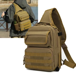 Bolsa táctica de pesca para el pecho, gran capacidad, señuelo, senderismo, escalada, caza, ciclismo, bolsos de hombro, mochila de entrenamiento para deportes al aire libre