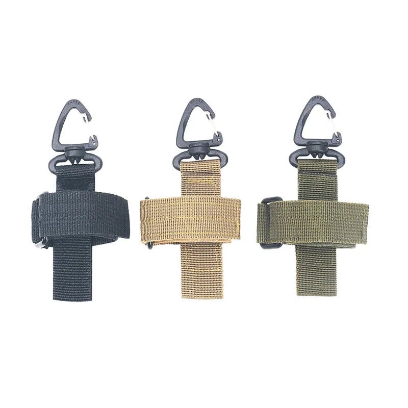 3 uds Molle cinturón Keeper correas Clip llaveros soportes para mosquetones gancho botella de agua colgador llavero cierre accesorio de caza - imagen 5