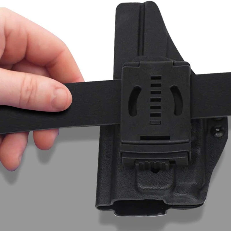 Loops de cinturón grandes Tek Lok, Clip de cinturón, Clip de cintura para cuchillo, funda/funda Kydex, especial para bricolaje, Clip de viaje al aire libre con tornillo - imagen 5