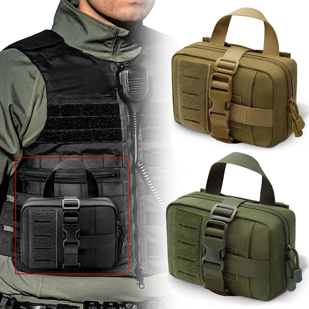Bolsa táctica MOLLE de primeros auxilios EDC riñonera supervivencia