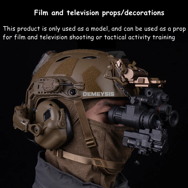 Dispositivo de visión nocturna, modelo de fusión térmica, cascos tácticos sin función, cámara térmica, modelo simulado de visión nocturna, equipo de casco - imagen 5