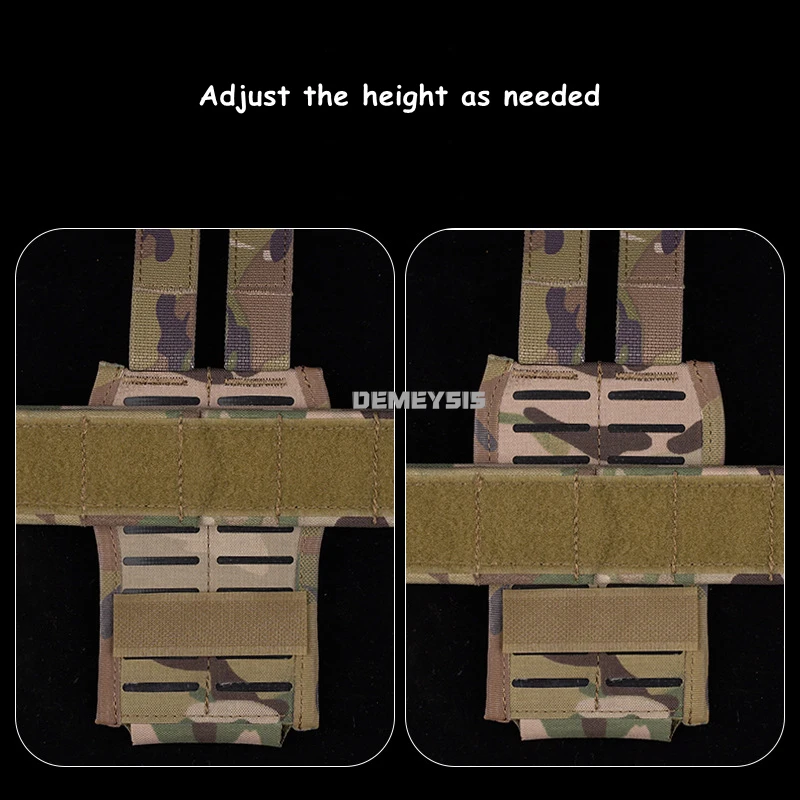 Bolsa táctica Molle de 5,56mm para revista AR M4, bolsa para revista individual de liberación rápida, bolsas para pistola y Rifle CS de caza - imagen 5