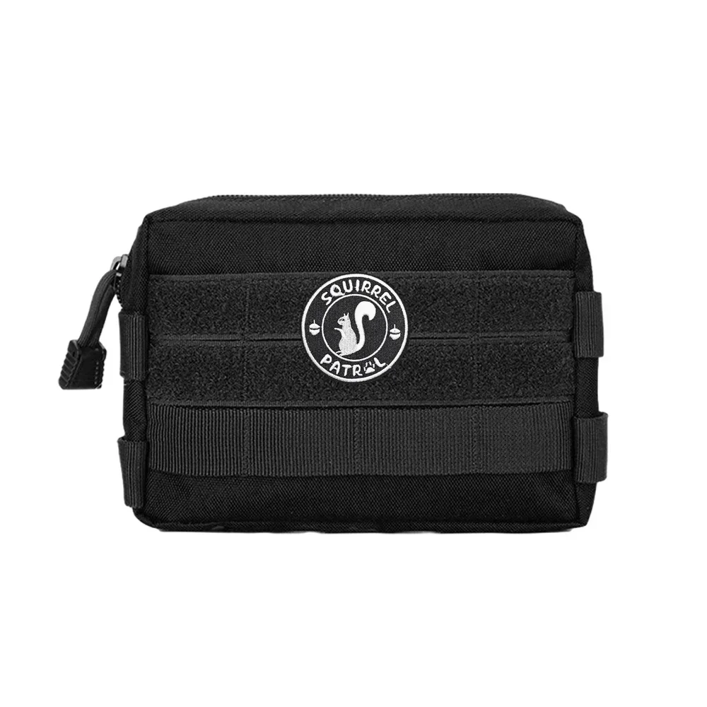 Parche de la patrulla de ardilla con citas de Velcros, Meme táctico, moral, cierre de gancho divertido, insignia bordada para gorra vaquera, mochila Molle - imagen 4