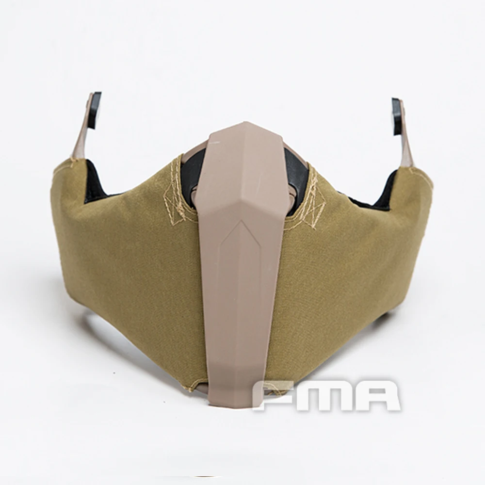 TBFMA Gunsight Mandible Tactical Airsoft equipment máscara de media cara para Fast/High Cut/MT Helmet Multicam Eye Protection - imagen 5